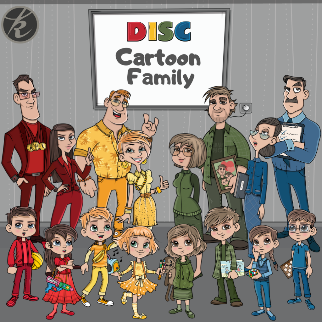 A DISC cartoon család sztori A DISC cartoon család sztori