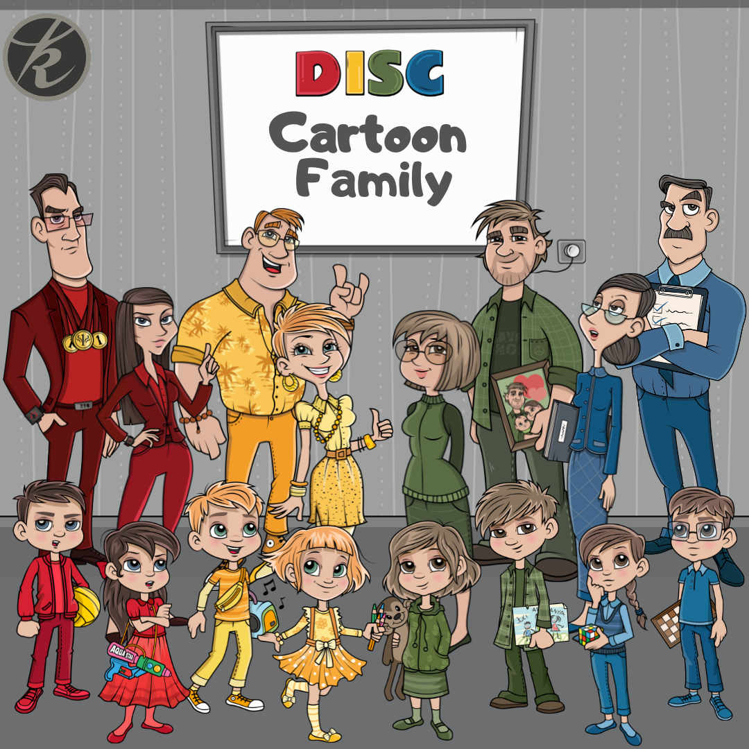 A DISC cartoon család sztori A DISC cartoon család sztori